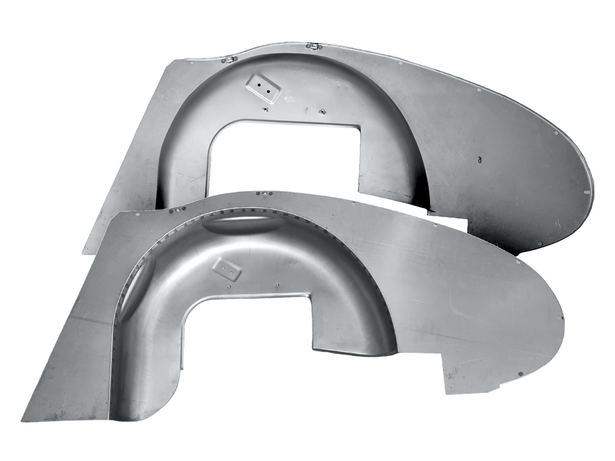 Austin Healey rear inner wheel arches