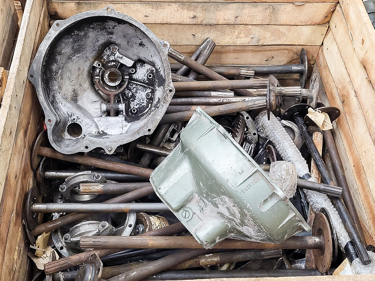 Second hand Austin Healey rear half-axles