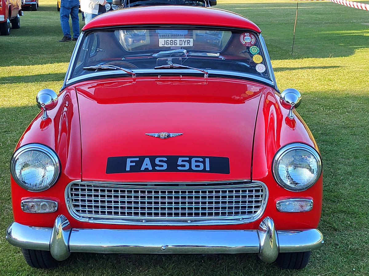 Austin Healey Sprite face on