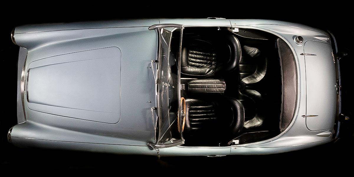 Austin Healey 3000 top view