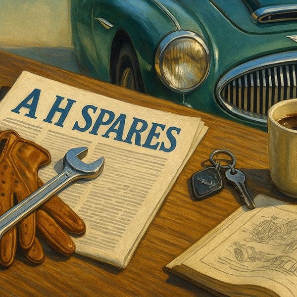 A H Spares news product launches and Austin Healey updates
