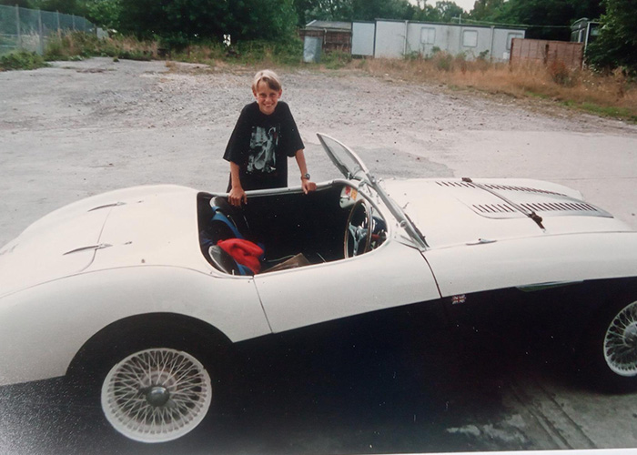 Graham Foster's Austin Healey 100/4 finished after restoration work