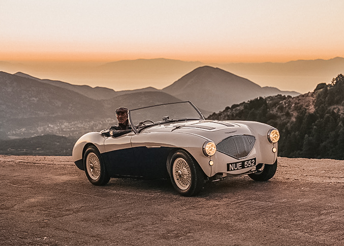 Graham Foster's Austin Healey 100/4 in Greece